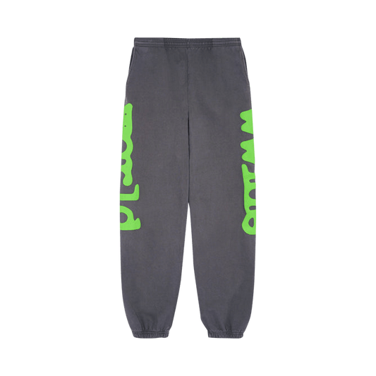 Sp5der Beluga Sweatpants Slate Grey/Green