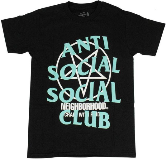 Anti Social Social Club x Neighborhood Filth Fury T-Shirt Black