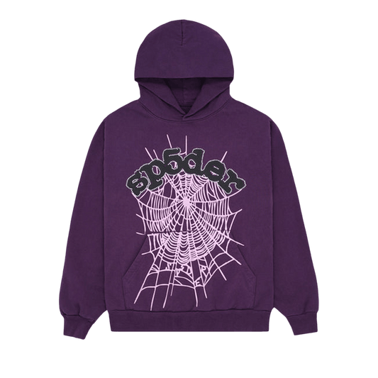 Sp5der Web Hoodie Grape
