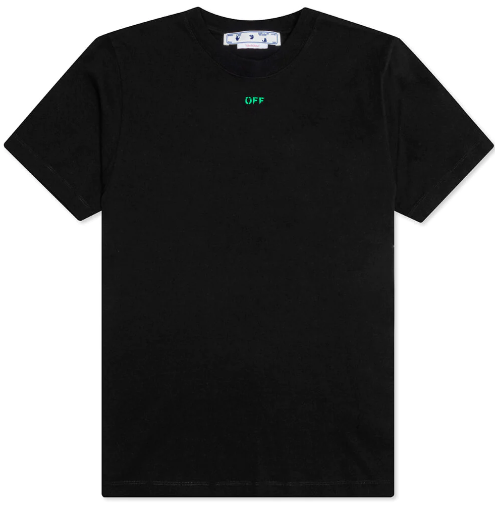 OFF-WHITE Alien Mush Over Skate T-White Black/Green