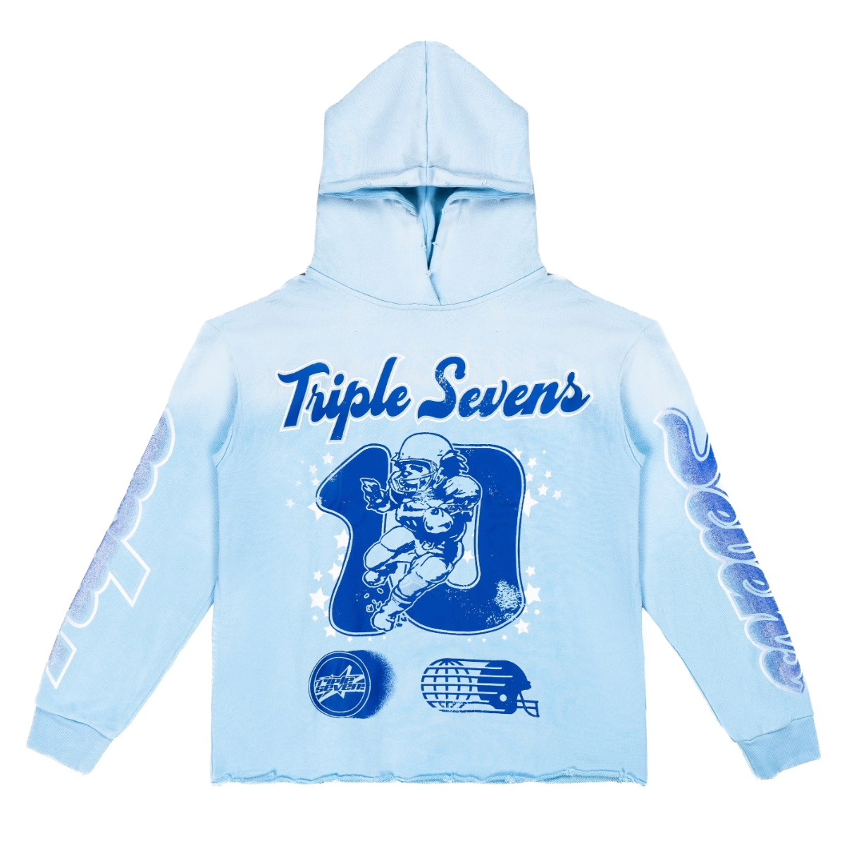 Triple Sevens All Star Football Hoodie Blue