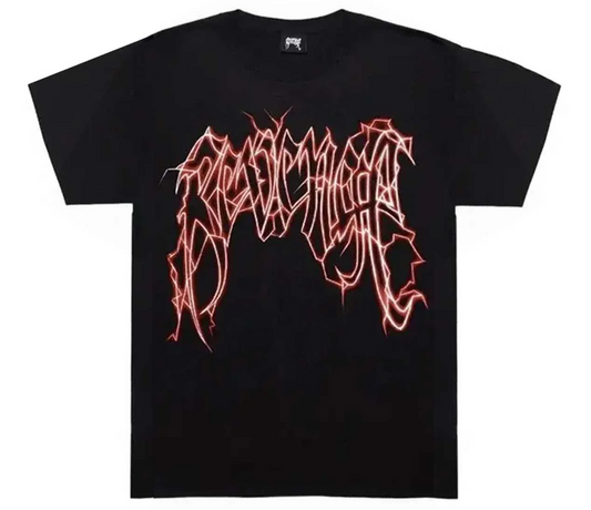 Revenge Lightning Arch Logo T-Shirt Black/Red