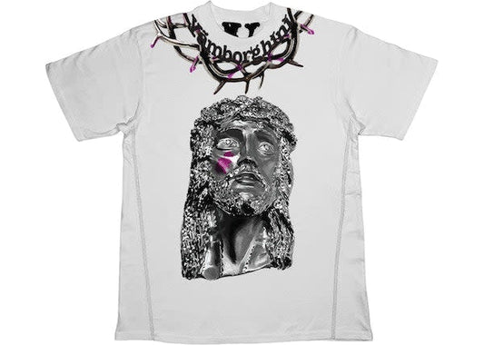 Vlone Yams Day Jesus Piece T-Shirt White