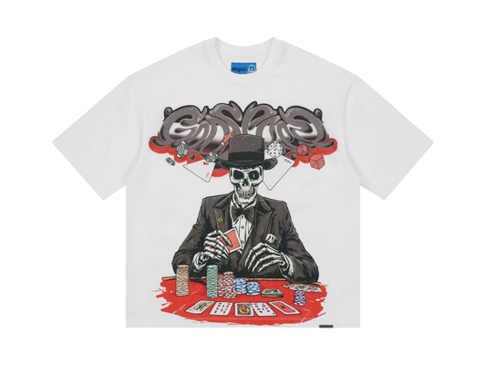 Godspeed High Stakes T-Shirt NG White