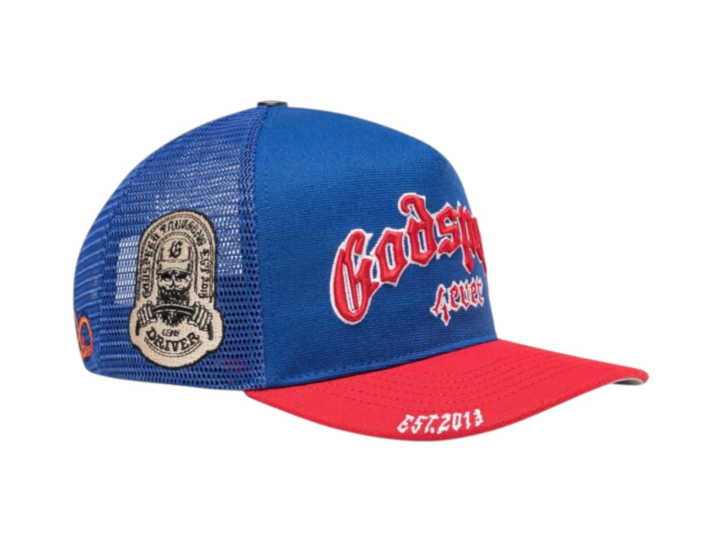 Godspeed GS Forever Trucker Hat Blue/Red