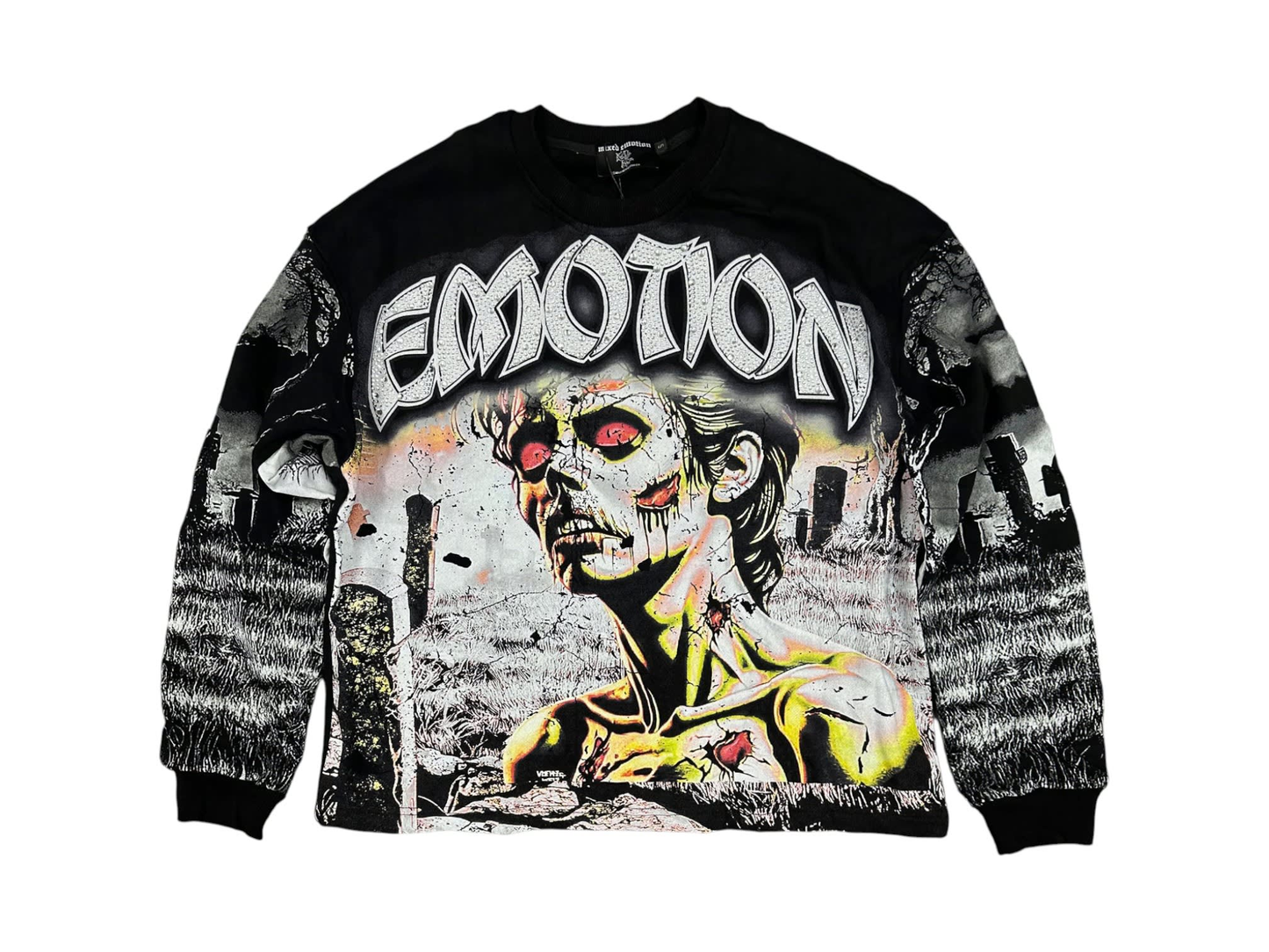 Mixed Emotion Tombstone L/S BlackS55CTY95