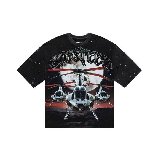 Godspeed Air Strike T-Shirt Black Wash