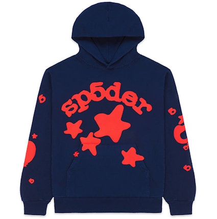 Sp5der Beluga Hoodie Navy