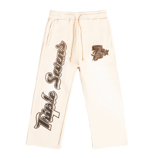 Triple Sevens All Star Football Sweatpants Brown