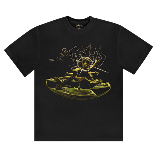 Cactus Jack by Travis Scott DJ T-Shirt Black