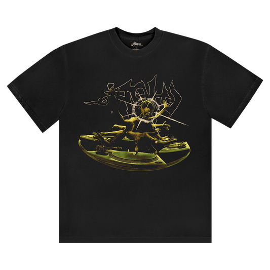 Cactus Jack by Travis Scott DJ T-Shirt Black