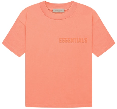 FEAR OF GOD ESSENTIALS T-Shirt Coral