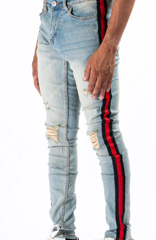 Serenede Double Helix Jeans Blue