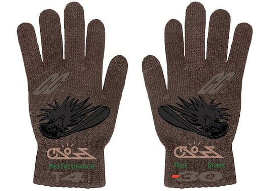 Travis Scott Cactus Jack Cross Gloves Brown