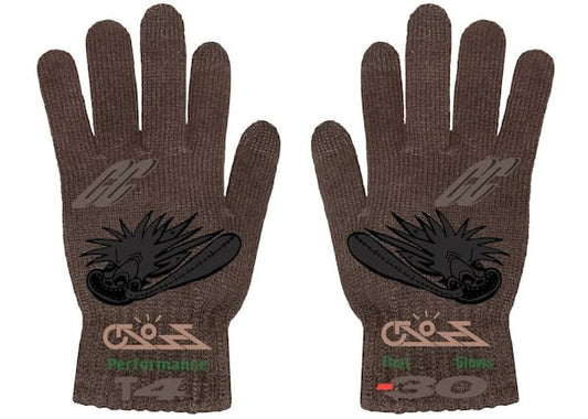 Travis Scott Cactus Jack Cross Gloves Brown
