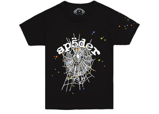 Sp5der OG Web V2 Baby T-Shirt Black