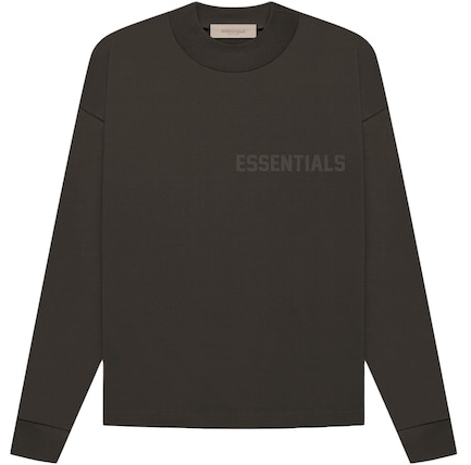 FEAR OF GOD ESSENTIALS L/S Off Black
