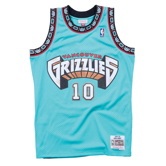 M&N Vancouver Grizzlies Mike Bibby Swingman Jersey (1998-99/Road)
