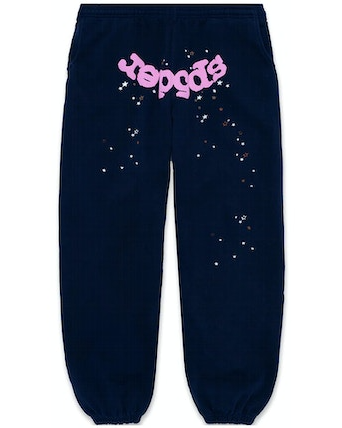 Sp5der Atlanta Sweatpants Navy