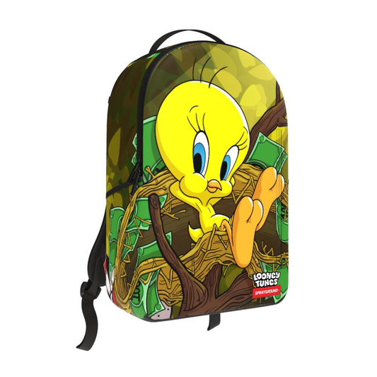 Sprayground Looney Tunes Tweety Money Nest Shark Backpack Yellow