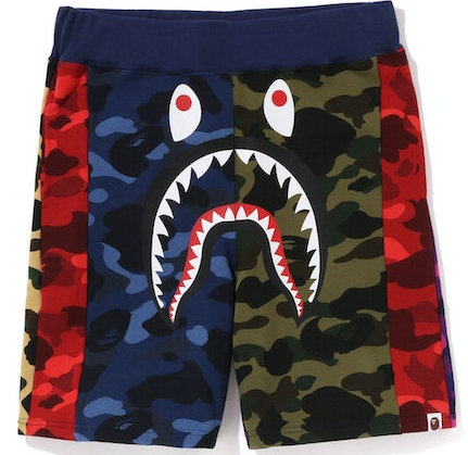 BAPE Mix Camo Crazy Sweat Shorts (SS23) Multi