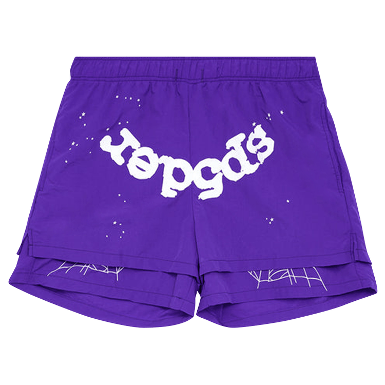 Sp5der Logo Short Grape