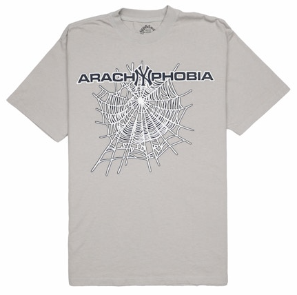 Sp5der Arach NY Phobia T-Shirt Grey