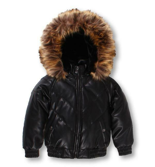 Dakoma Padded Bomber Jacket Faux Fur