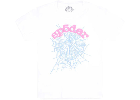 Sp5der OG Web Baby T-Shirt White