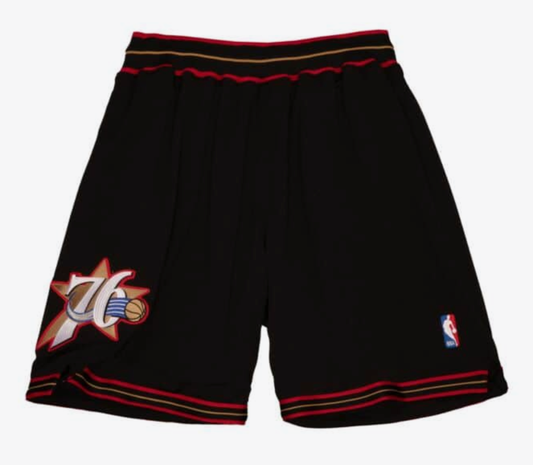 M&N Philadelphia 76ers Authentic Shorts (1997-98/Road)