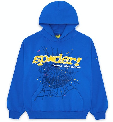 Sp5der TC Hoodie Blue