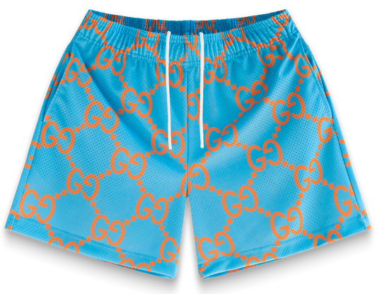 Bravest Studios Mega G Marlins Shorts Blue Orange