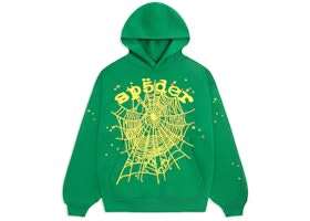 Sp5der Star OG Web V2 Hoodie Slime Green