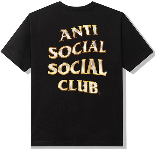 Anti Social Social Club Goldy T-Shirt Black