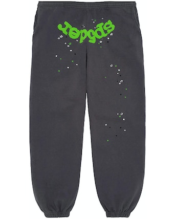 Sp5der Wait Web Sweatpants Slate Grey